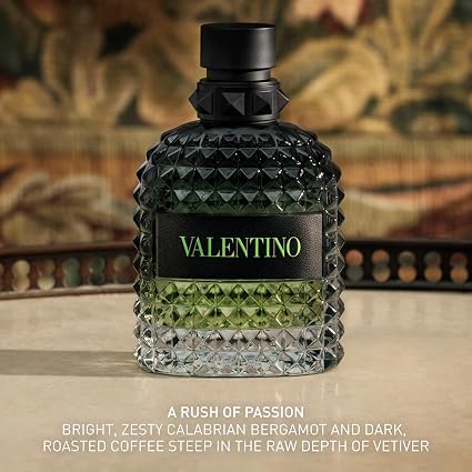 Valentino Uomo Born In Roma Green Stravaganza – 3.4 oz Eau de Toilette