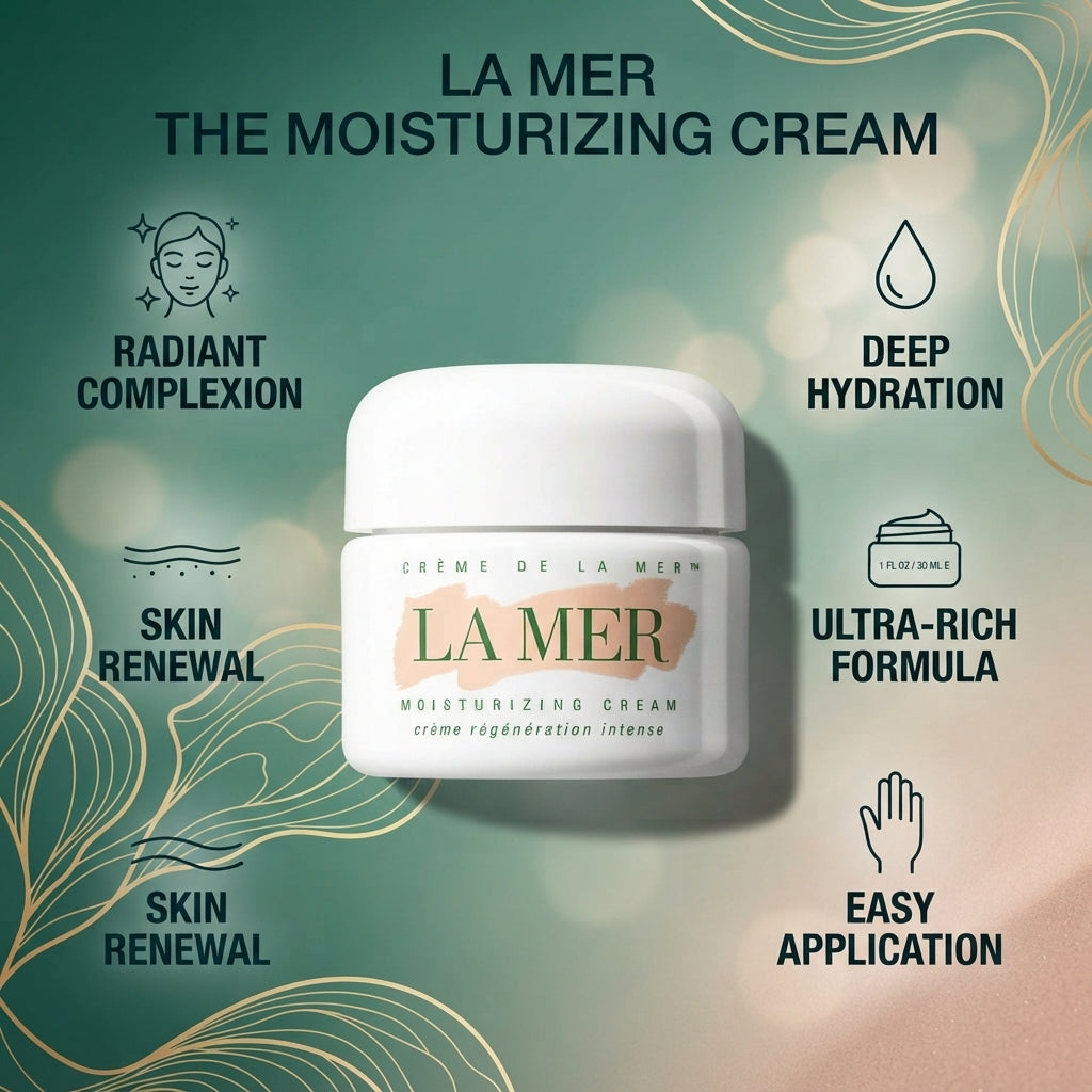 NEW La Mer Crème de La Mer The Moisturizing Cream 2oz 60ml Sealed pack.