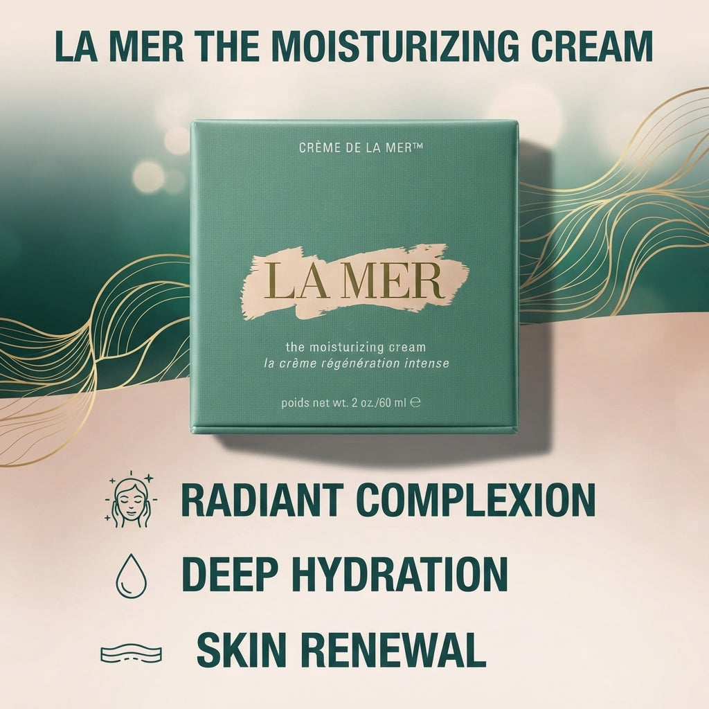 NEW La Mer Crème de La Mer The Moisturizing Cream 2oz 60ml Sealed pack.