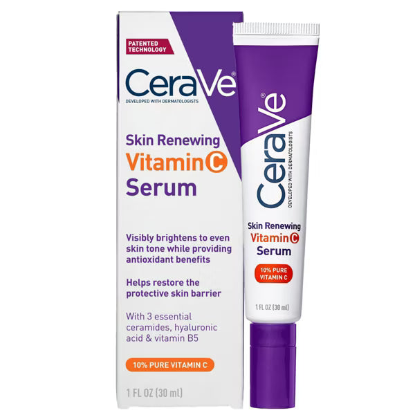 CeraVe Skin Renewing Vitamin C Serum 1 fl oz – Face Serum for Mature Skin