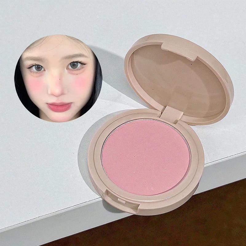 QIBEST 4 Colors Double Head Lip Glaze,Pressed Powder,Blush,Eyeshadow, Eyebrow Pencil
