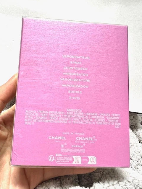 CHANEL CHANCE Eau de Parfum for Women 3.4 oz / 100ml